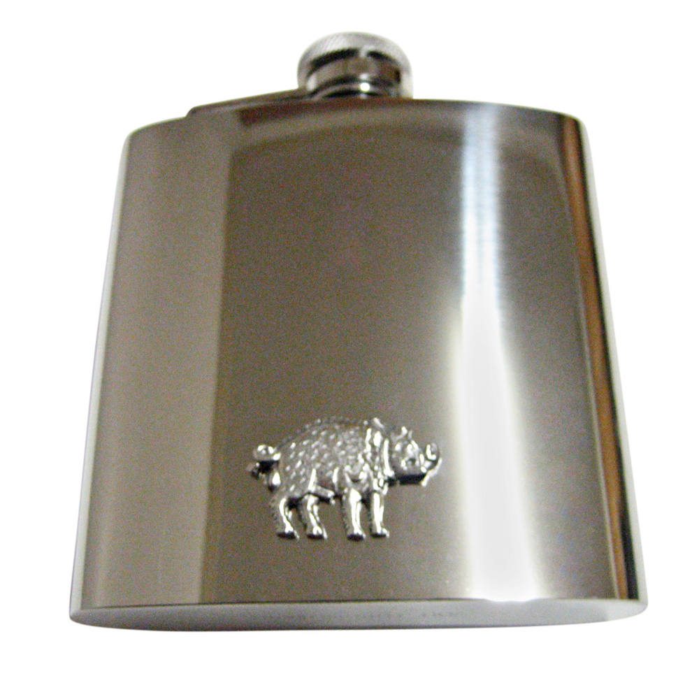 Textured Pig Large Flask - image 1